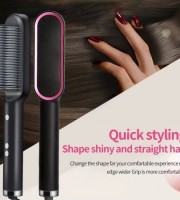 smart hair straightener brush