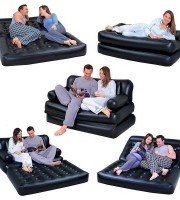 5 In 1 Air Sofa Bed - Black