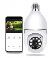 PTZ Bulb System 360 Degree IP Camera