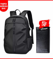 Waterproof Multi-Functional Laptop Backpack With Free Wallet