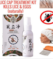 Anti Lice free Spray, Head Cap & Comb..