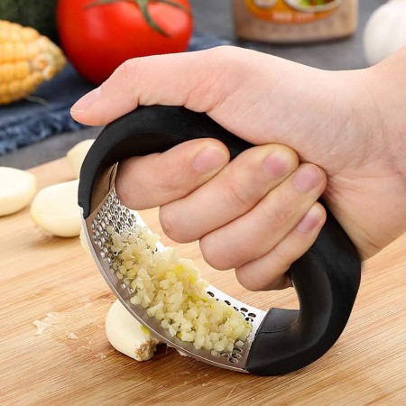 Stainless Garlic Press