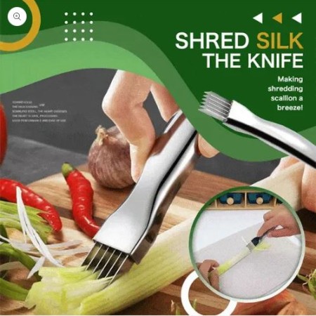 ????Stainless Steel Shred Silk The Knife