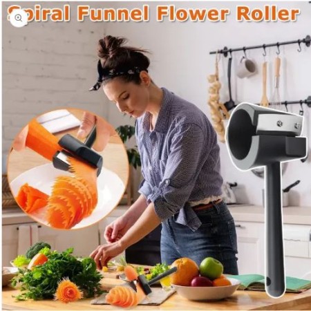 ✨Spiral Funnel Flower Roller